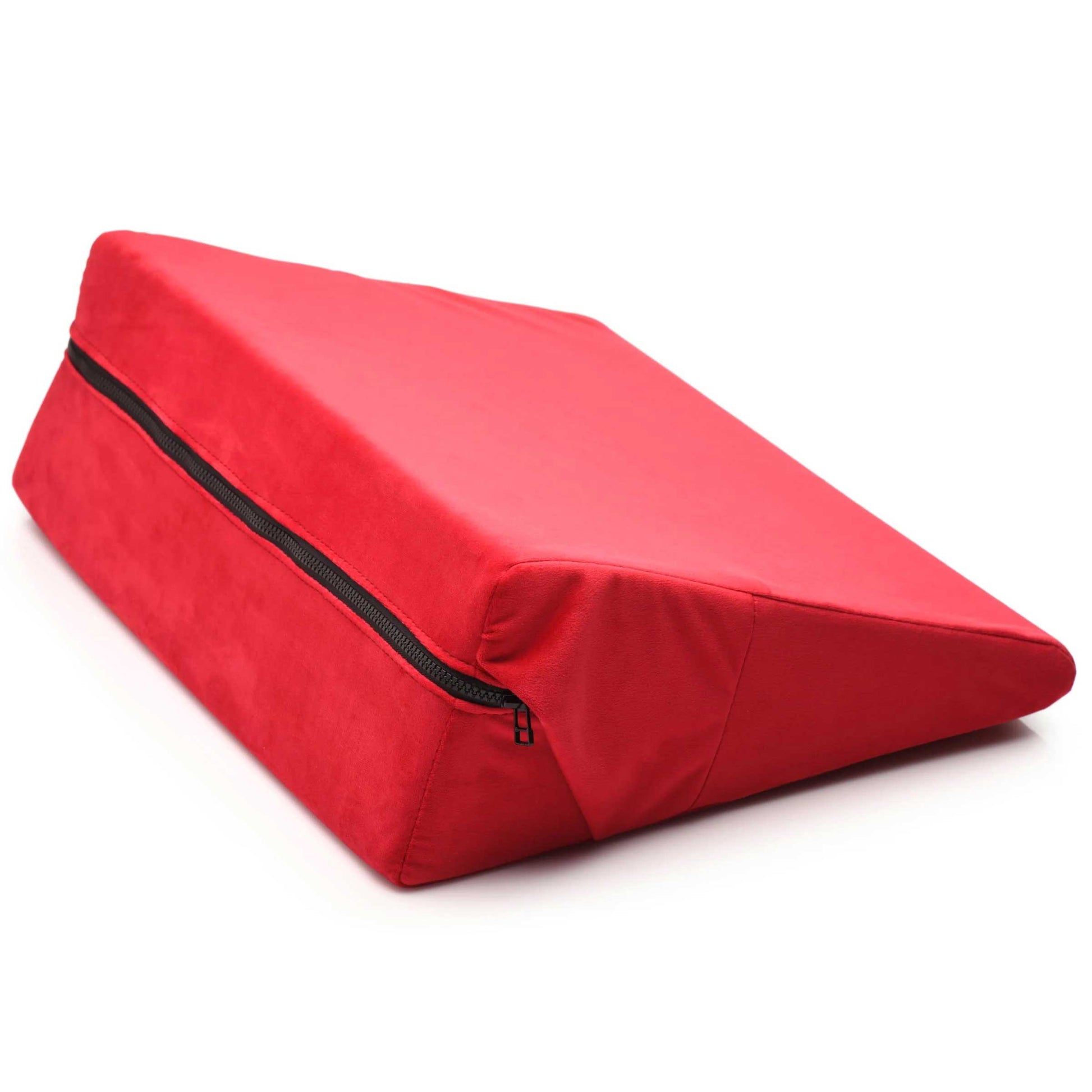 XR Brands Love Cushion Small Wedge Pillow – Red – High-Density Foam Support
