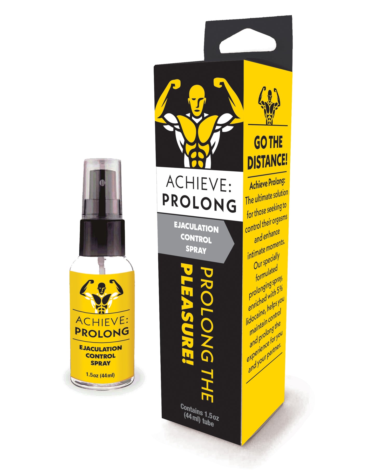 Achieve Prolong Ejaculation Control Spray 1 Oz – Lidocaine-Based Formula