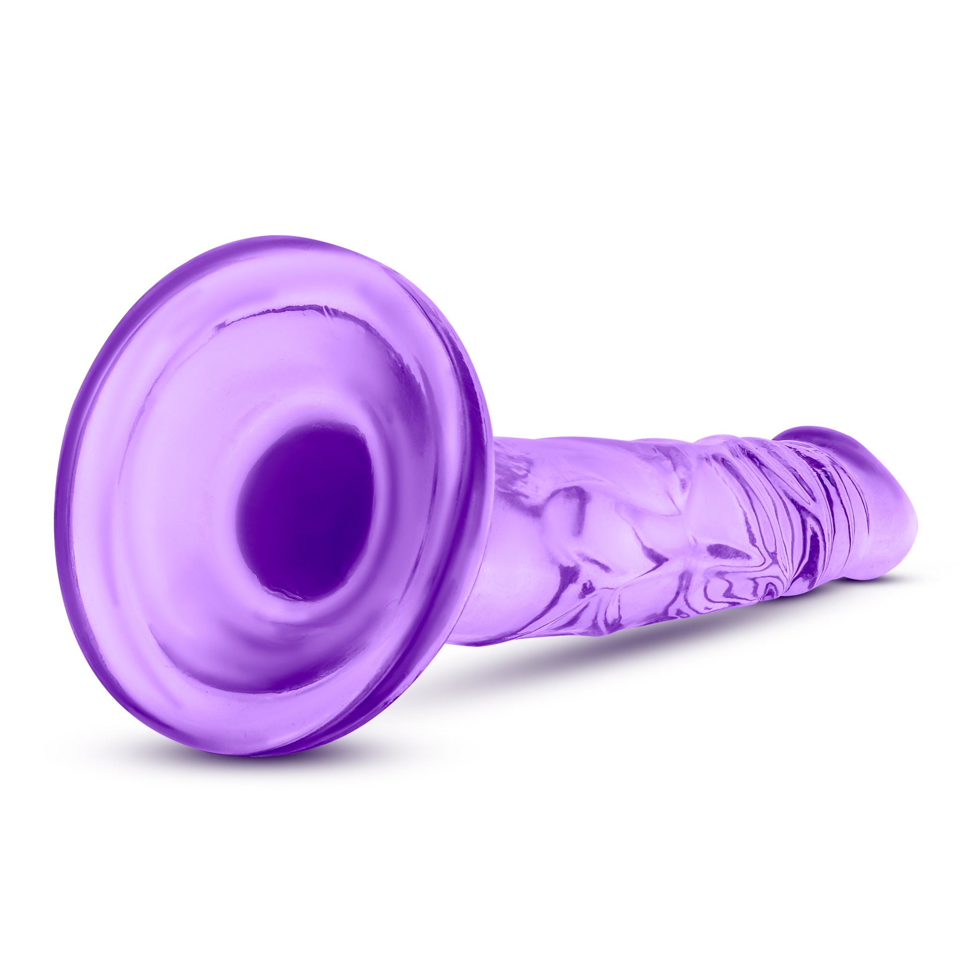 Blush Naturally Yours Mini Cock - 5 Inch Realistic Dong with Suction Cup - Purple