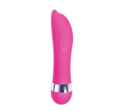 Pinkies Silicoat Mini-Vibe Dolphy – Multi-Speed Vibrator – Pink