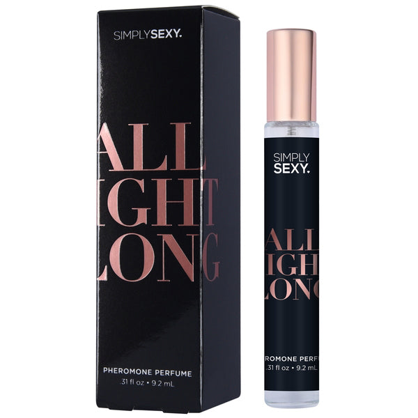 Classic Brands Simply Sexy All Night Long Pheromone Perfume – Floral Vanilla Amber Scent – 0.31oz