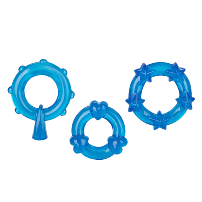 CalExotics Magic C-Rings Erection Support Rings – Blue