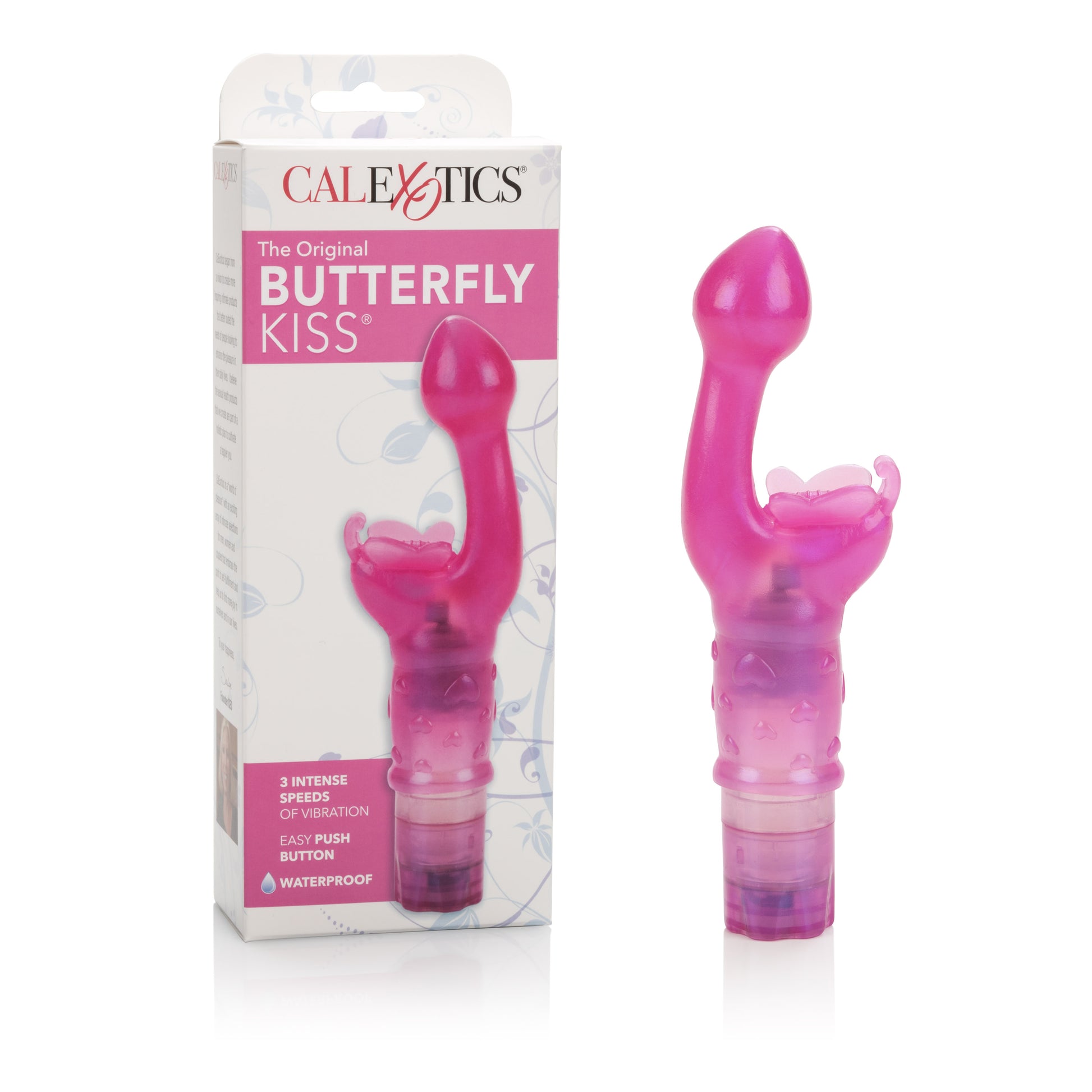 CalExotics The Original Butterfly Kiss Arouser – Pink – Multi-Speed