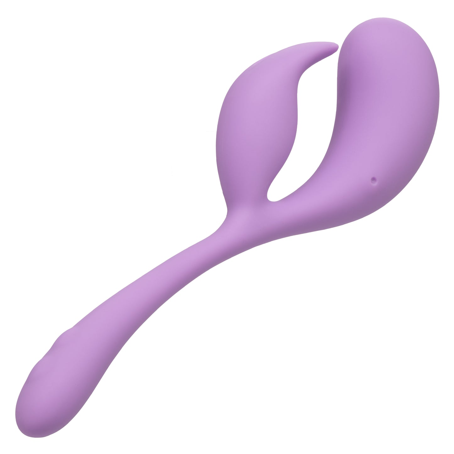 CalExotics Elle Liquid Silicone Dual Flicker Vibrator – Purple