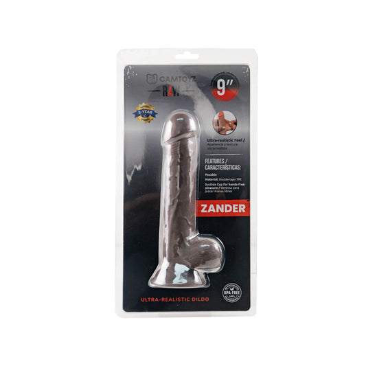 Raw Dildo Ultra Realistic Zander - Brown
