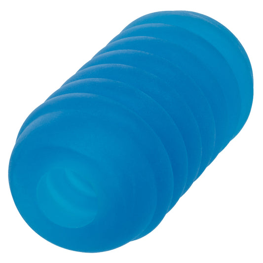 CalExotics Pop Sock Ribbed Stroker – Blue