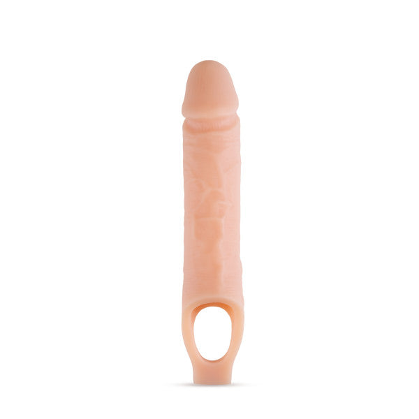 Blush Performance Plus 10 Inch Silicone Cock Sheath Penis Extender - Vanilla