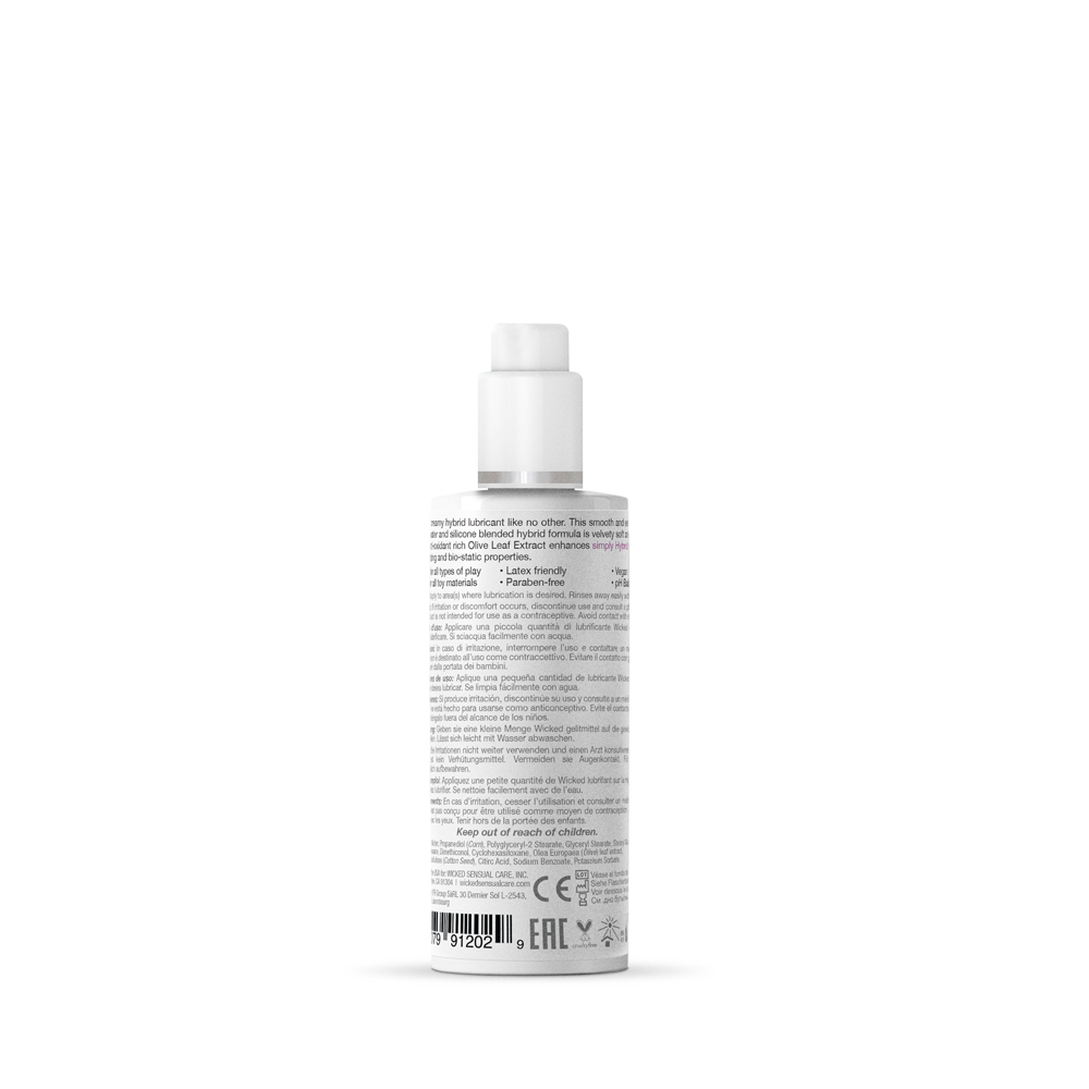 Wicked Simply Hybrid Fragrance Free Lubricant – 2.3 Fl. Oz.