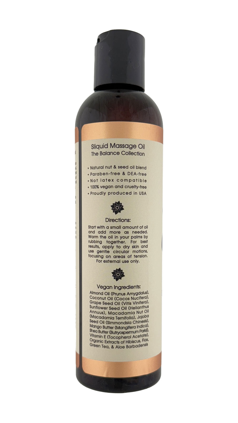 Sliquid Balance Massage Oil - Unscented - 8.5oz