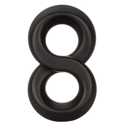 CalExotics Ultra-Soft Crazy 8 Dual Enhancer Ring – Black