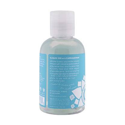 Sliquid Naturals Sea Water-Based Personal Lubricant 4.2 Fl Oz – Infused with Natural Seaweed Extracts