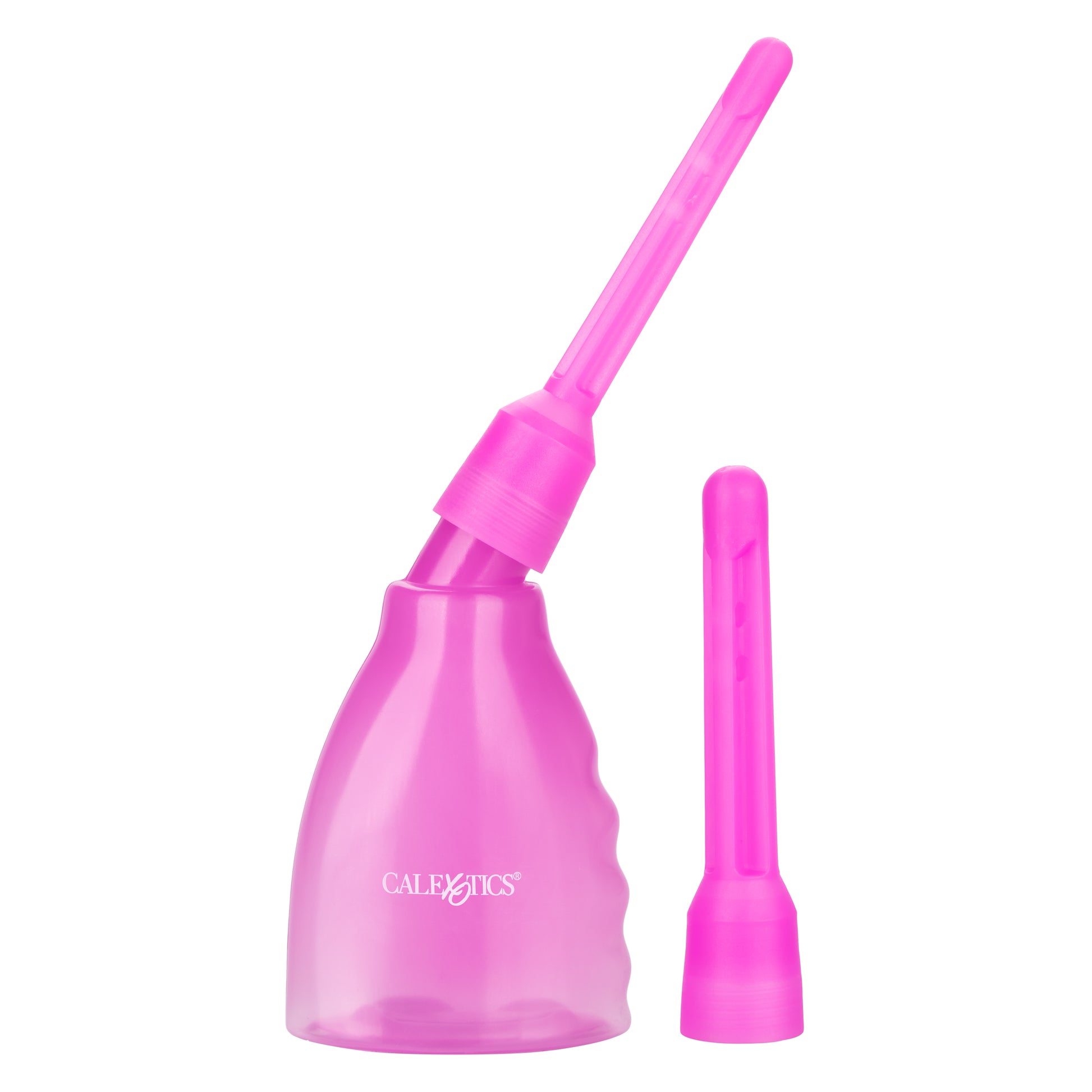 CalExotics Ultimate Douche System - Reusable with Interchangeable Nozzles - Purple