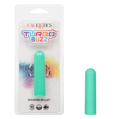 CalExotics Turbo Buzz Rounded Bullet – Green – Waterproof Multi-Function Stimulator