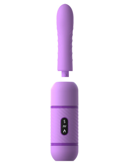 Pipedream Fantasy for Her Love Thrust-Her Thrusting Warming Vibrator - Purple