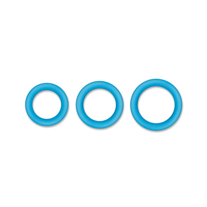 nsnovelties Firefly Halo Small Glow-in-the-Dark Cock Ring – Blue