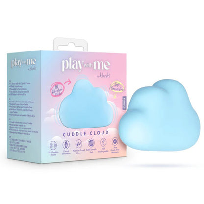 Blush Play With Me Cuddle Cloud Lay-On Massager – Blue