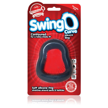 Screaming O SwingO Curve Cock Ring – Gray – Reversible Design