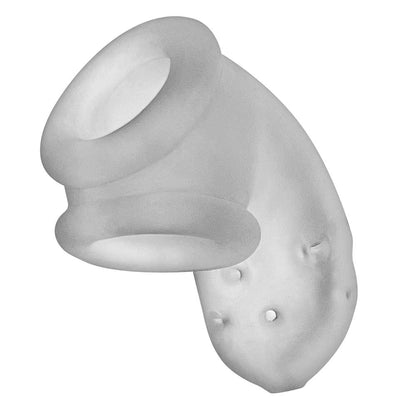 Oxballs Airlock Air-Lite Vented Chastity Device – Clear Ice