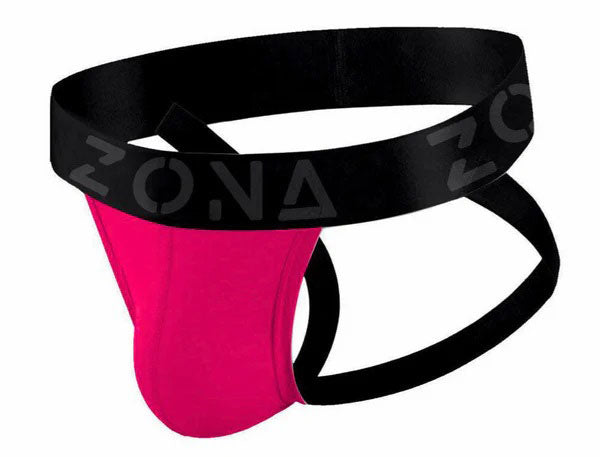 Zona Men's Hot Pink Core Jockstrap – Small – Breathable and Supportive Design