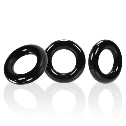 Oxballs Willy Rings 3-Pack Cockrings – Black