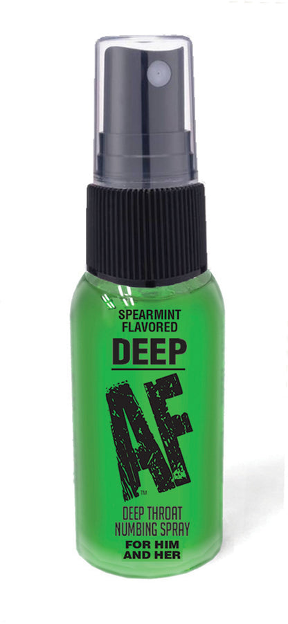 Little Genie Deep AF Spearmint Flavored Deep Throat Spray – 1 Oz