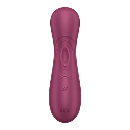 Satisfyer Pro 2 Generation 3 Air Pulse Stimulator with Vibration – Red Wine