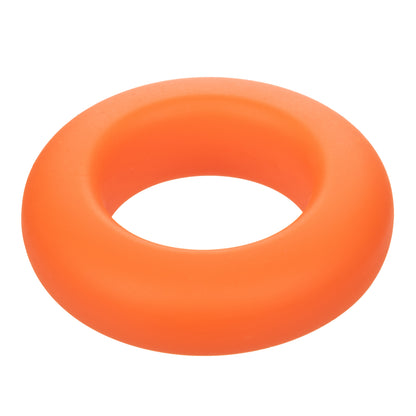 CalExotics Alpha Liquid Silicone Prolong Large Ring – Orange – Waterproof