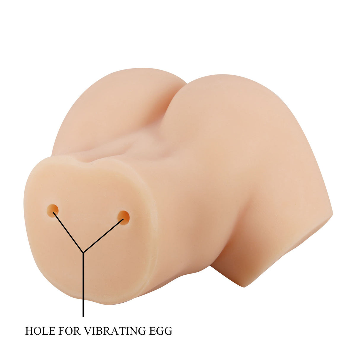 Pretty Love Hailey Realistic Vagina and Ass Vibrator – Beige