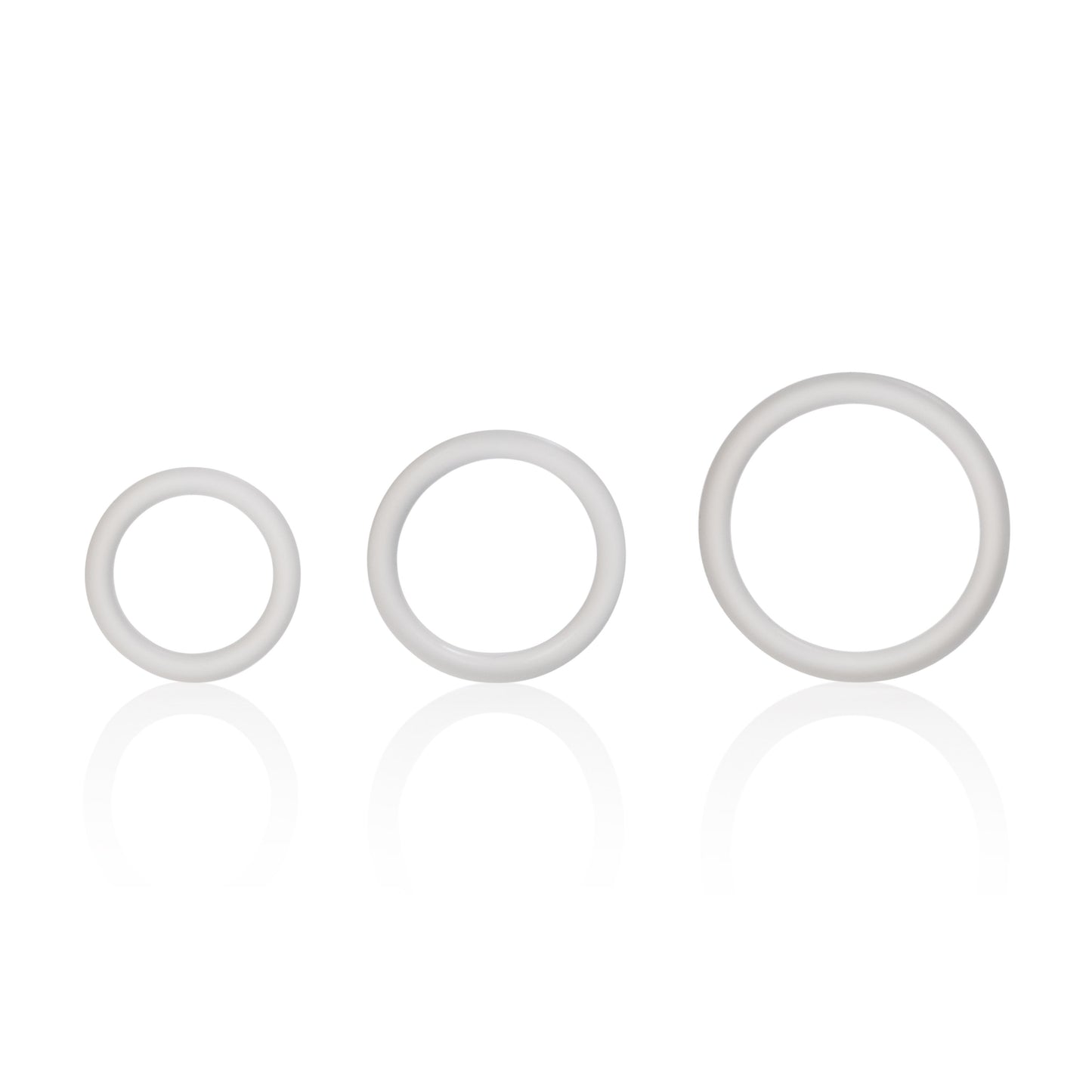 CalExotics Silicone Support Rings Set – Erection Enhancers – Clear