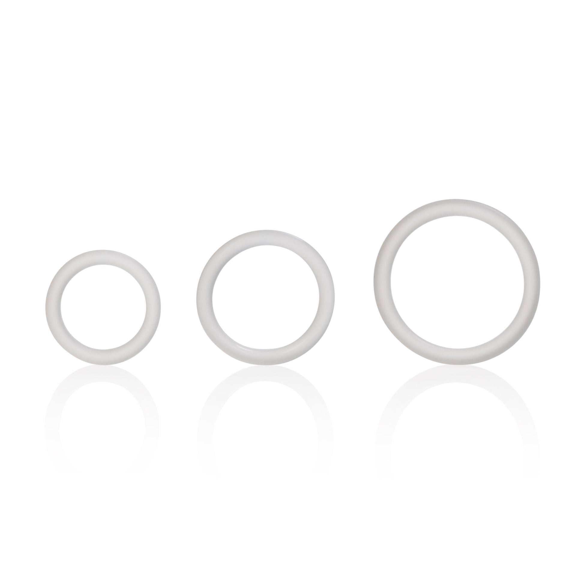CalExotics Silicone Support Rings Set – Erection Enhancers – Clear