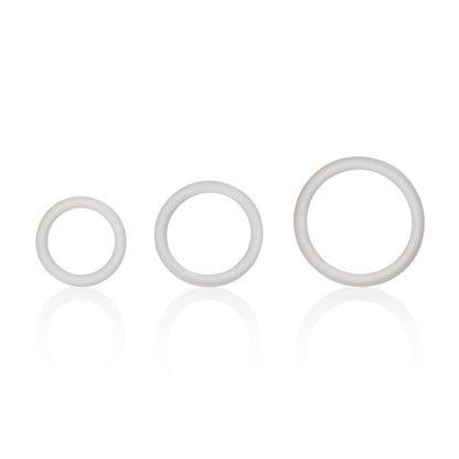 CalExotics Silicone Support Rings Set – Erection Enhancers – Clear