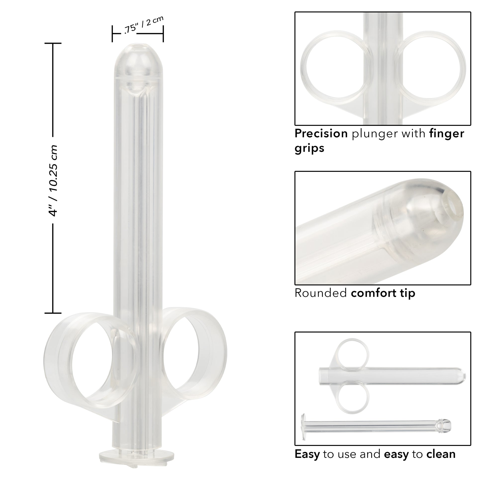 CalExotics XL Lube Tube – Precision Lubricant Dispenser – Clear