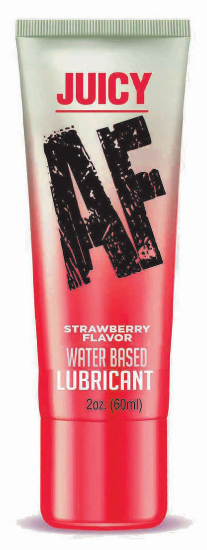 Juicy AF Strawberry Water Based Lubricant – 2 Oz