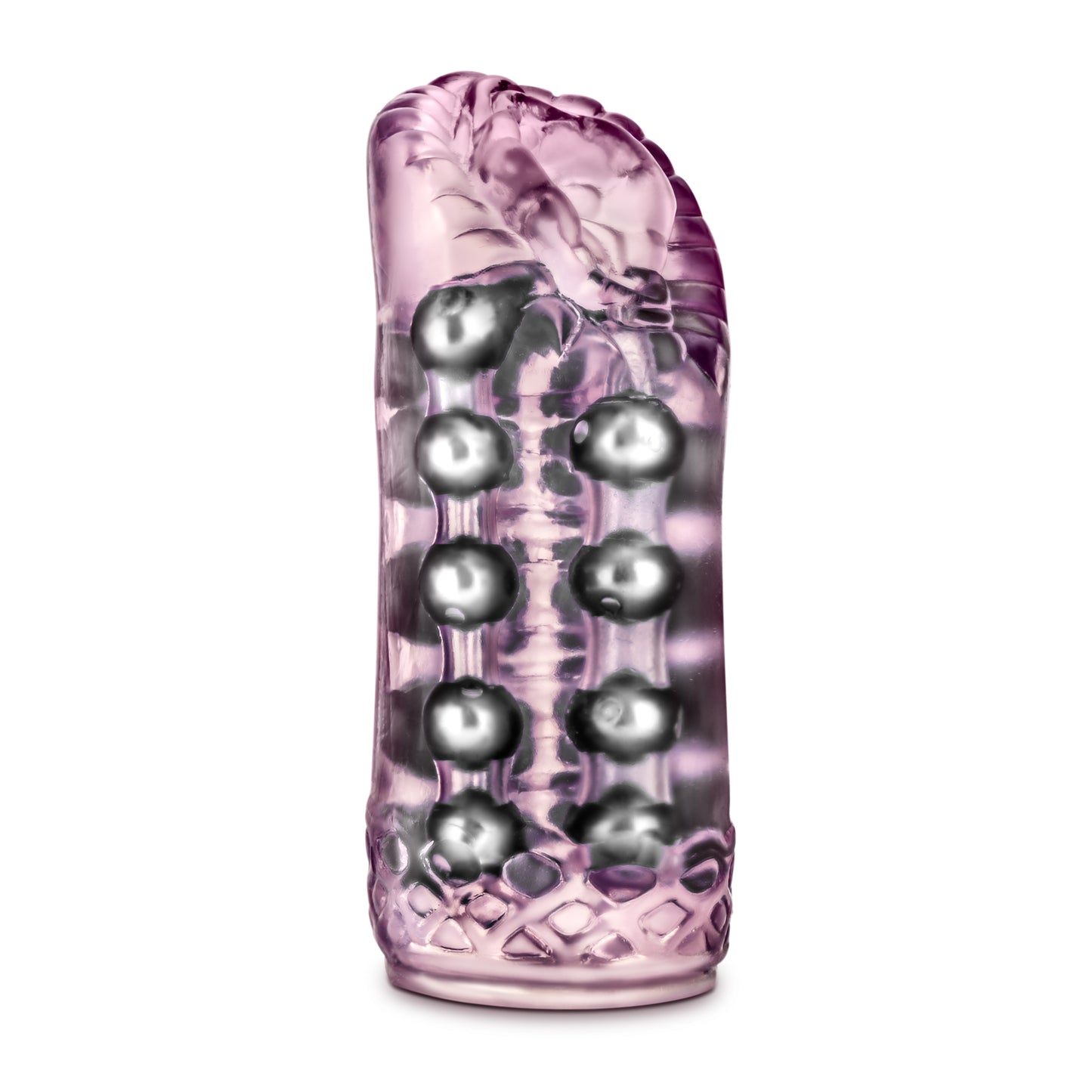 Blush M for Men Super Stroker - Pink - 5.5 Inch Length with Pleasure Pearls