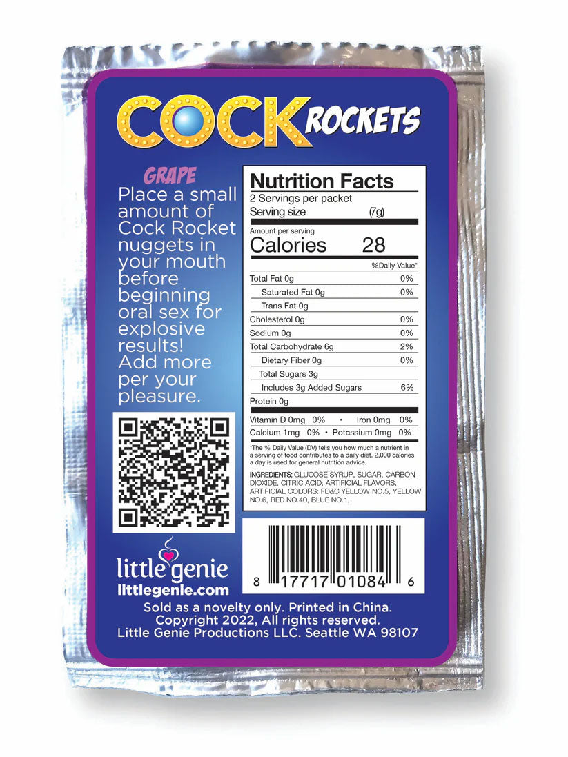 Cock Rockets Grape Oral Sex Candy – Grape Flavor