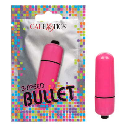CalExotics Foil Pack 3-Speed Bullet Vibe – Pink