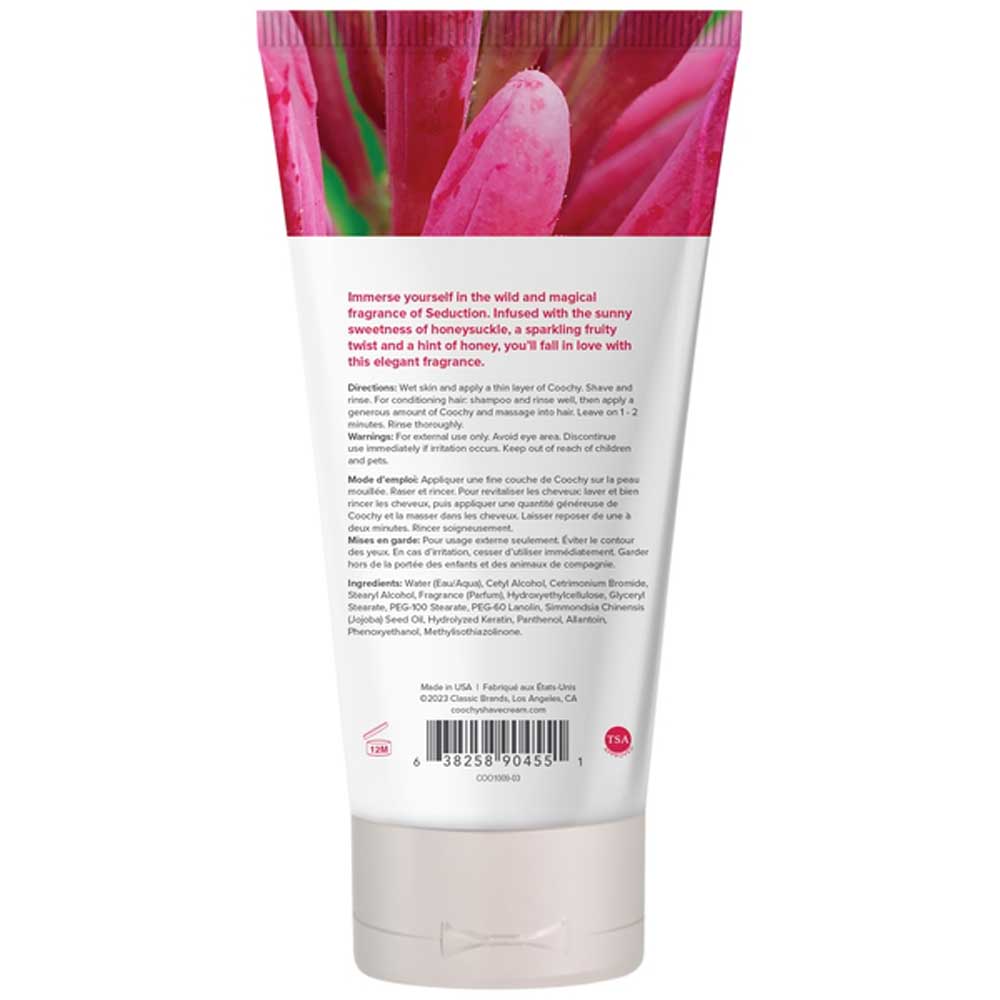 Coochy Oh So Smooth Shave Cream - Seduction - 3.4 Oz - Hair Conditioner & Shave Cream