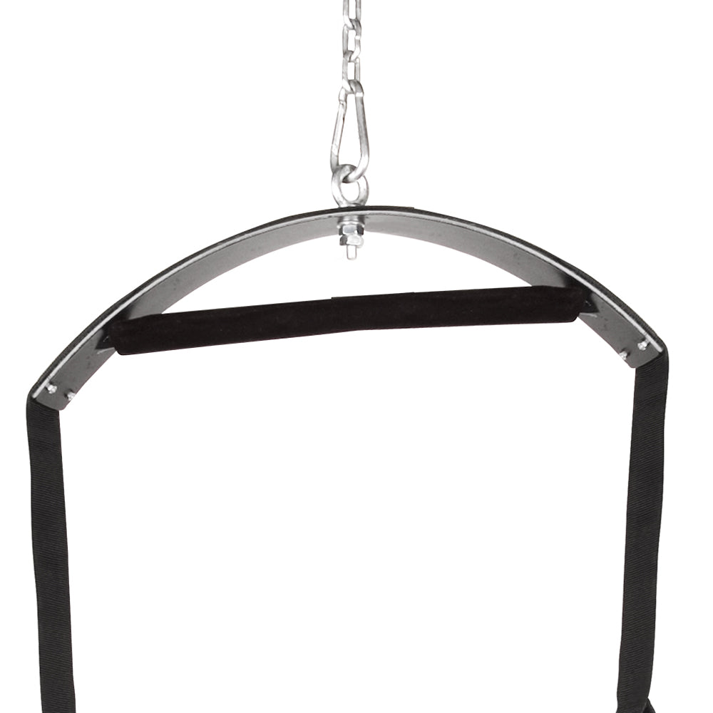 Lux Fetish Quality Love Sex Swing – Black – Adjustable Couples Accessory