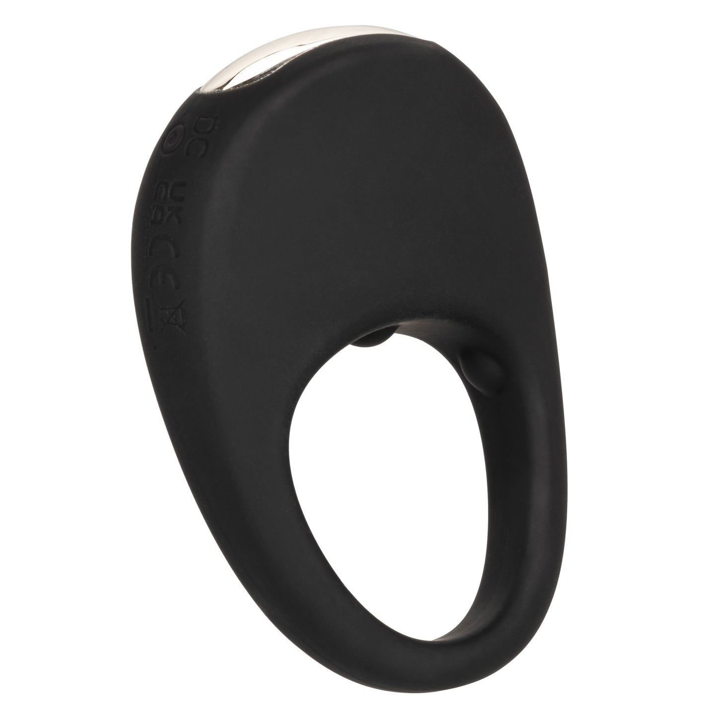 CalExotics Silicone Rechargeable Pleasure Ring - Vibrating Couples Enhancer - Black