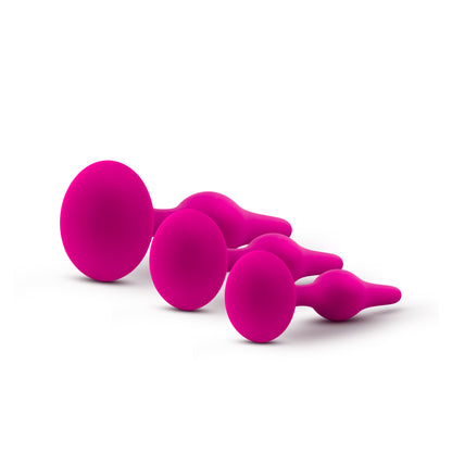 Blush Luxe Beginner Plug Kit – Pink – Three Graduated Sizes