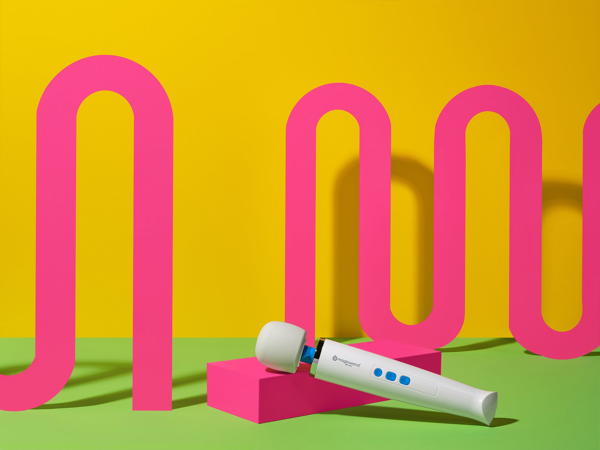 Magic Wand Mini - Rechargeable Massager with Multi-Speed Functionality - White