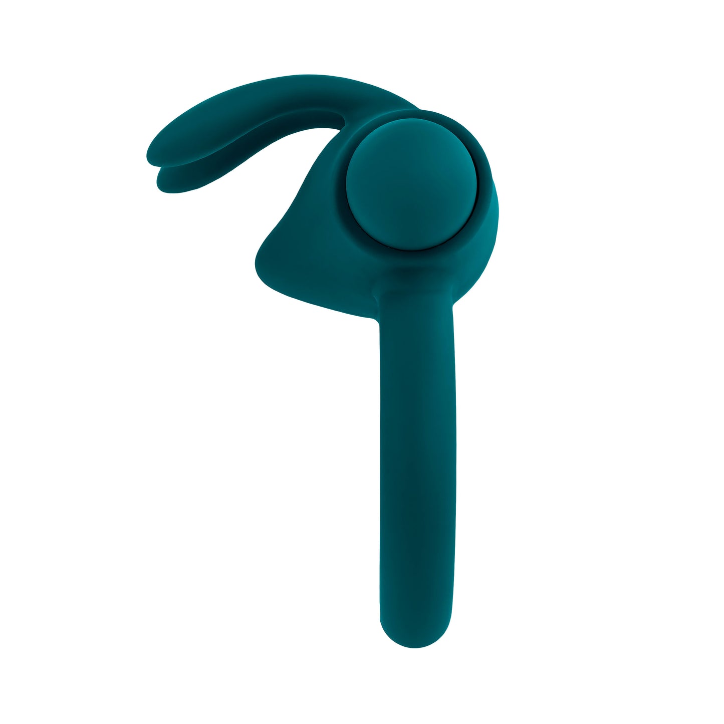 Playboy Pleasure Bunny Buzzer Cock Ring with Vibrating Bullet - Deep Teal