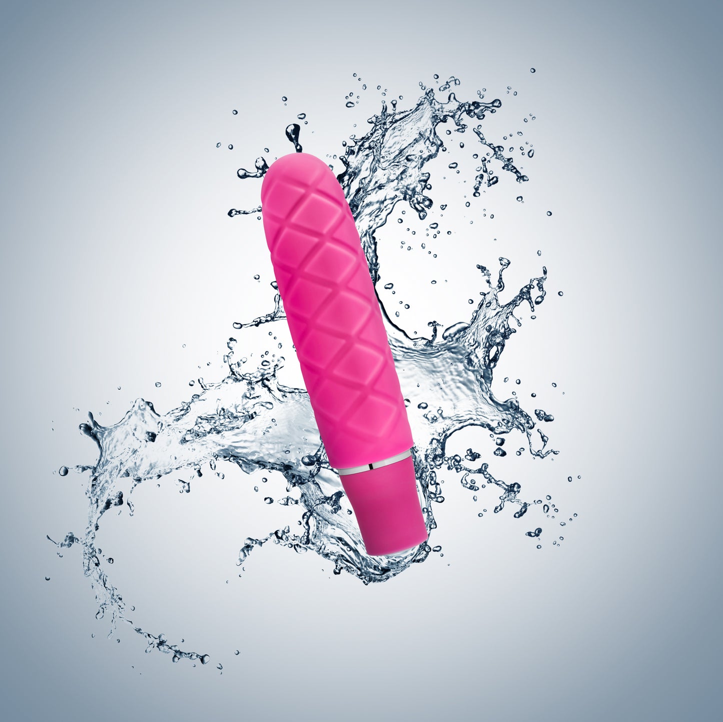 Blush Cozi Mini Vibrating Silicone Toy - Fuchsia