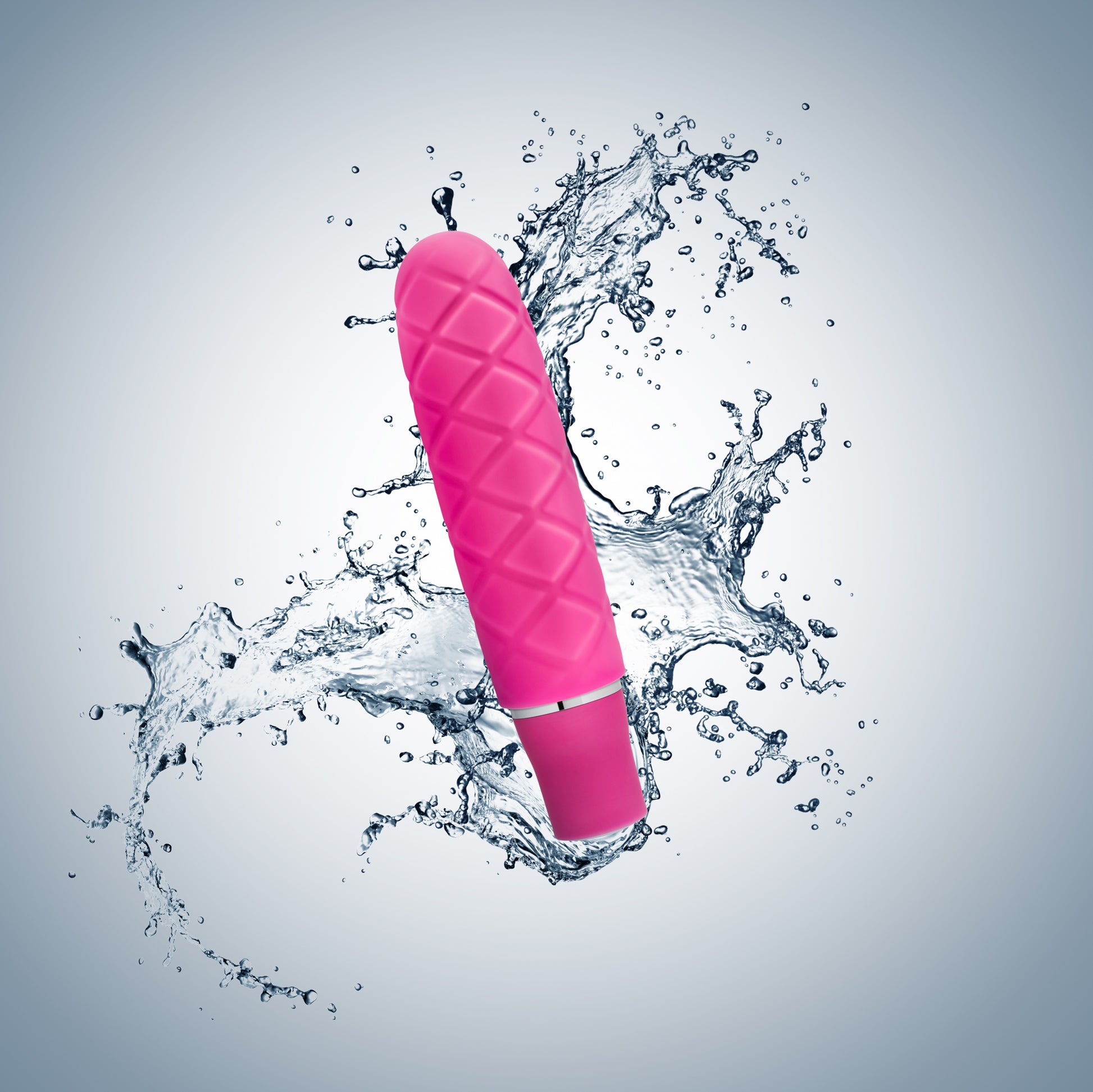 Blush Cozi Mini Vibrating Silicone Toy - Fuchsia