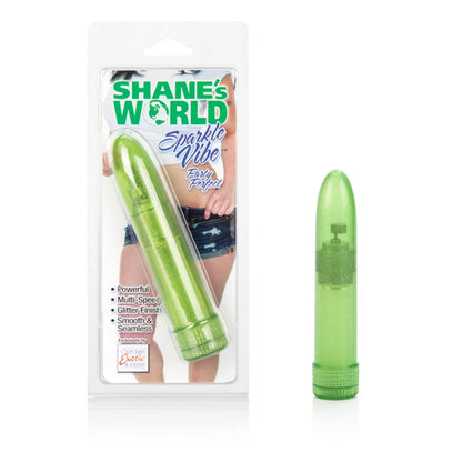Shane's World Sparkle Vibes - Multi-Speed Vibrator - Green