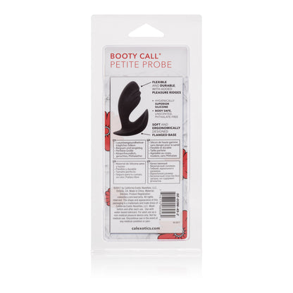 CalExotics Booty Call Petite Probe - Black - Flexible Silicone Anal Probe