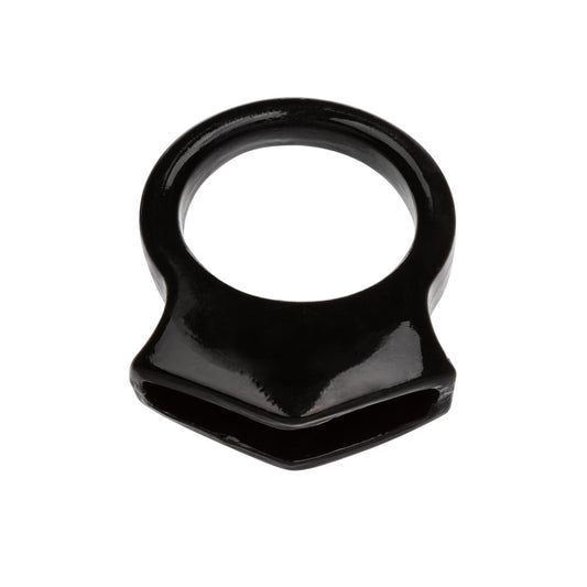 CalExotics Colt Snug Grip Enhancer Ring with Scrotum Support - Black