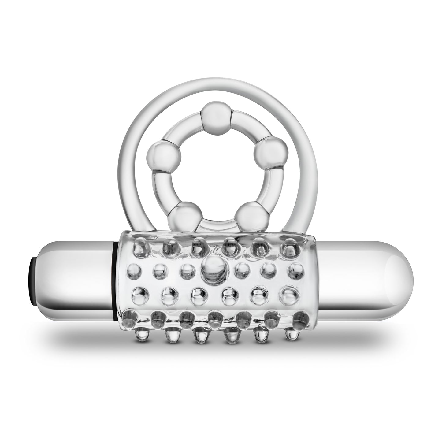 Blush Stay Hard Vibrating Super Clitifier – Clear
