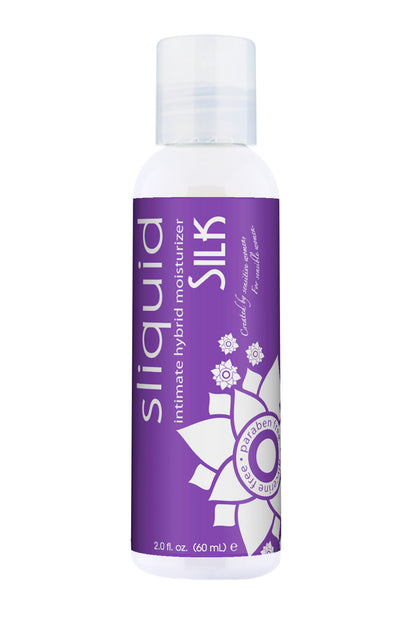 Sliquid Naturals Silk Personal Lubricant – Water-Based Hybrid – 2.0 Fl Oz