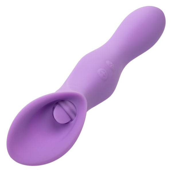 CalExotics Couture Collection Dual Flickering Wand – Purple – Dual-Ended Massager